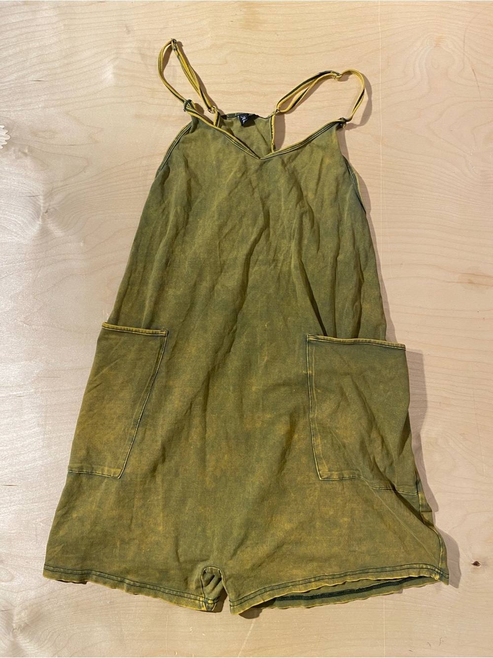 Automet Green One-Piece Romper with Pockets XL (BM)